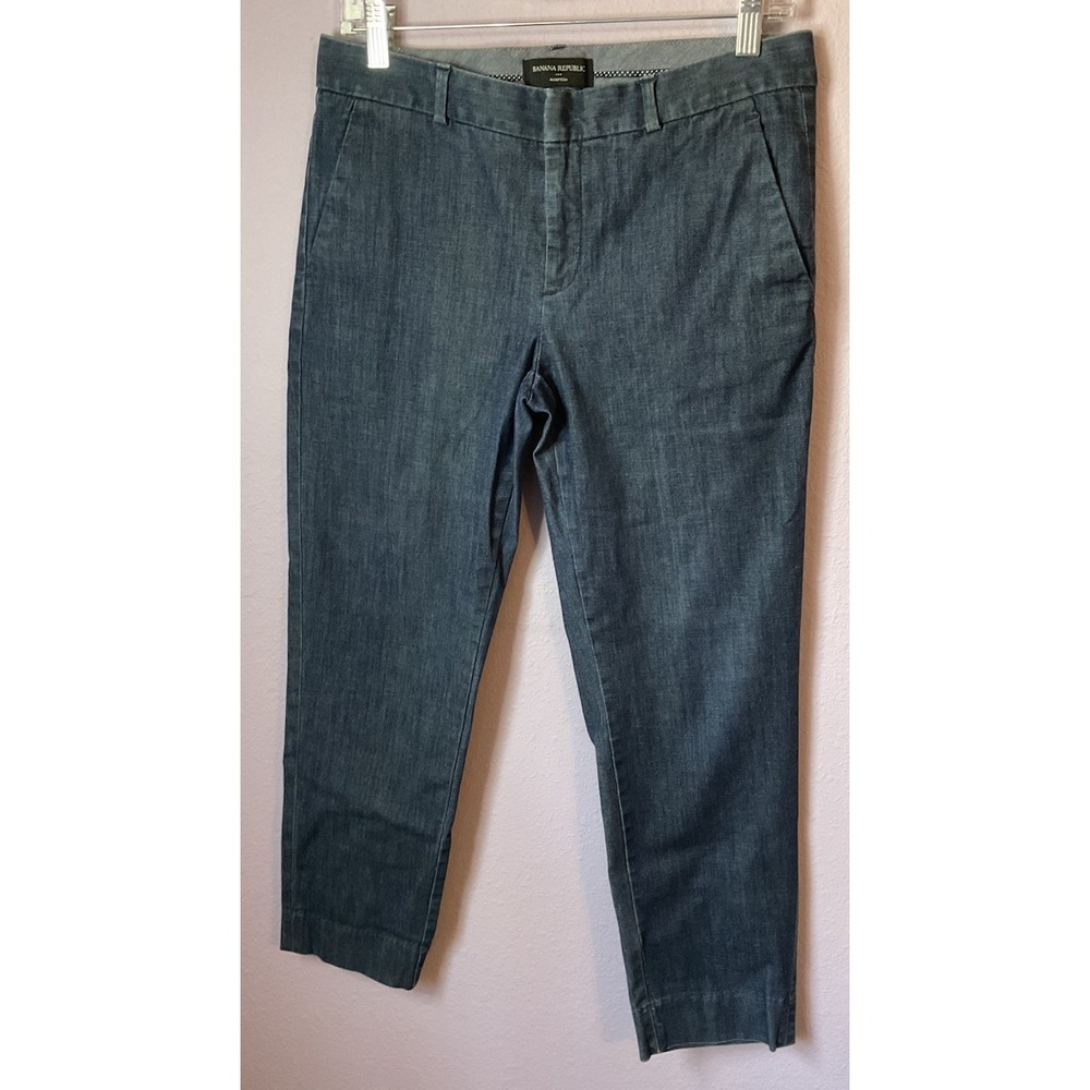Banana Republic Hampton Mid-Riseβ Straight Leg Denim Jeans Size 4